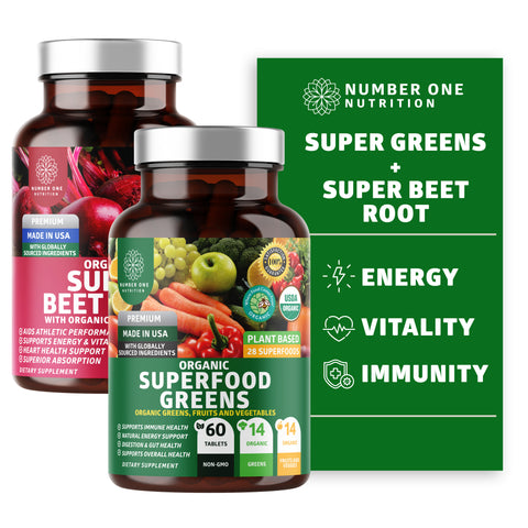 Organic Superfood Greens + Super Beet Root