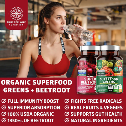 Organic Superfood Greens + Super Beet Root